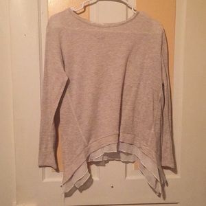 tan long sleeve blouse